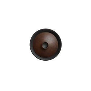 Top view of a Jianshui zitao Gaiwan lid with Bodhi detail