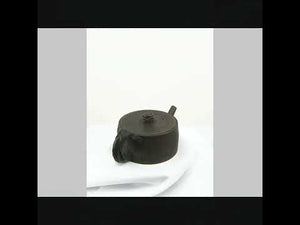 360° rotating view of PorSva No.53 root-style Jianshui clay teapot inspired by tree root form