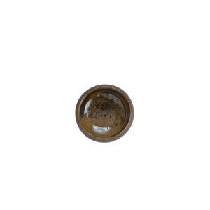 Jianshui zitao wood-fired cup, top view highlighting the softly fired rim