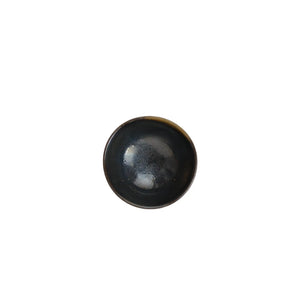 Jianshui zitao wood-fired cup, top view highlighting the naturally fired rim