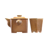 Purple Pottery Hand-held pot