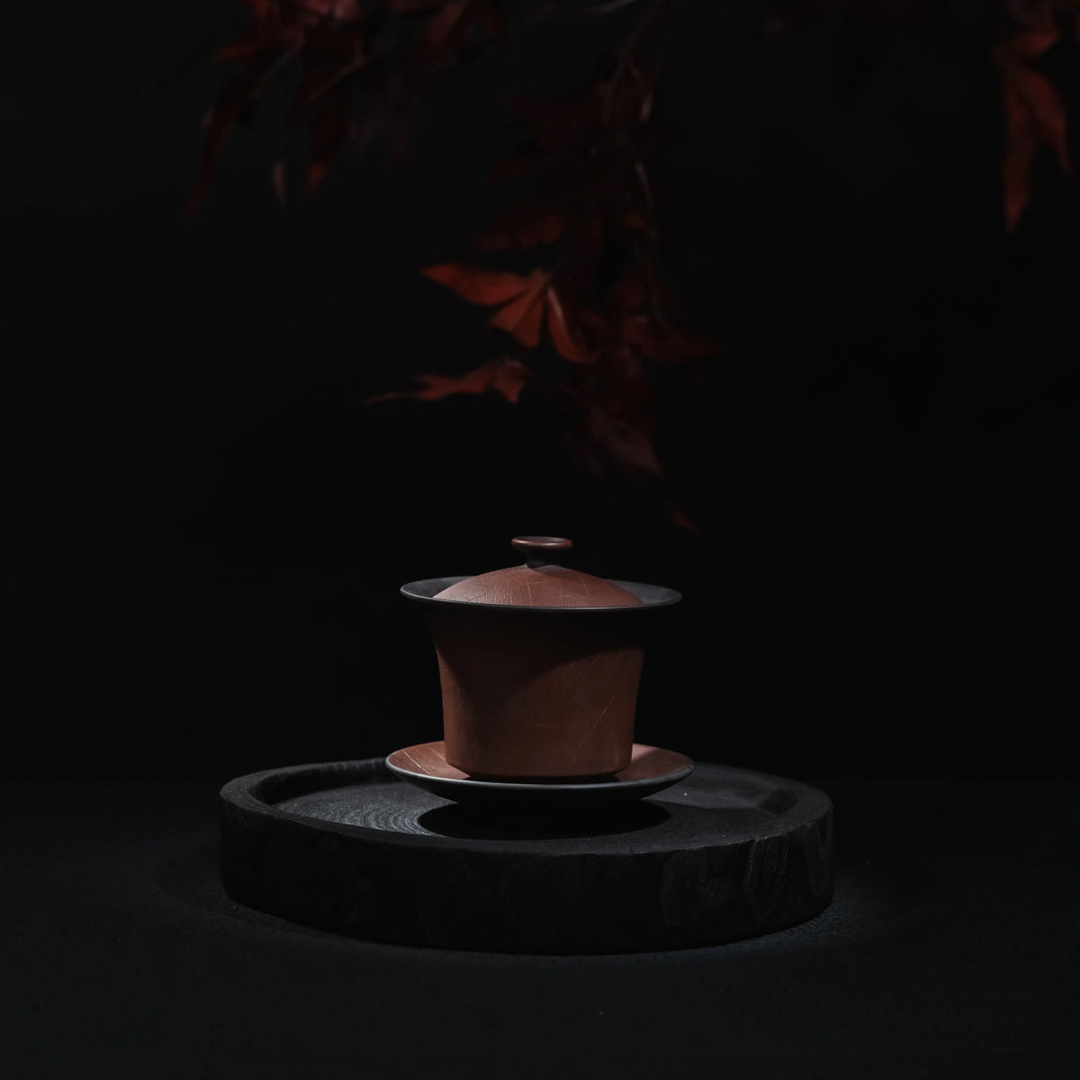Handmade Jianshui Bodhi texture gaiwan, 200ml