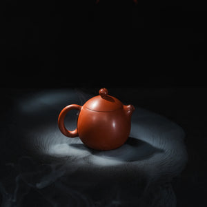 Handmade Dragon Egg teapot for gongfu tea brewing