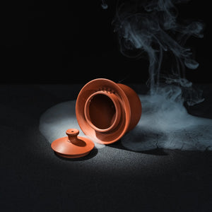 Handmade Jianshui red clay handleless teapot for gongfu tea