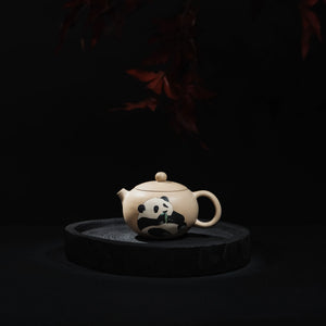 Jianshui panda tea set with 200ml teapot and matching 60ml cup
