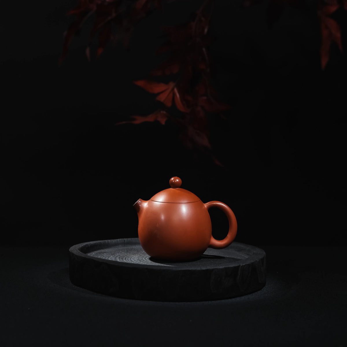 Handmade Jianshui red clay Dragon Egg teapot, 180ml