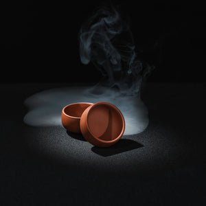 Handmade Jianshui red clay cup for gongfu tea