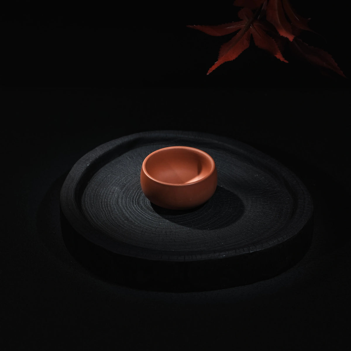 Handmade Jianshui plain red clay tea cup