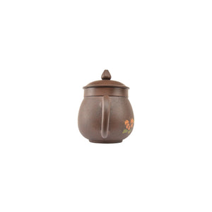 Back side of Jianshui Zitao pottery mug with natural plain unglazed surface