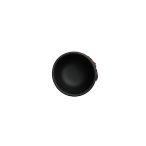 Top view of a Jianshui zitao master tea cup showing the smooth unglazed interior