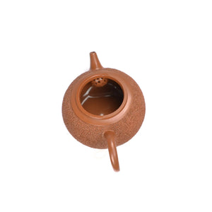 Jianshui zitao red clay teapot interior with built-in filter holes, handcrafted teapot.