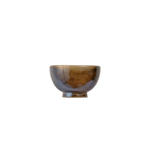 Jianshui zitao wood-fired cup featuring a matte unglazed surface with subtle variation, side view